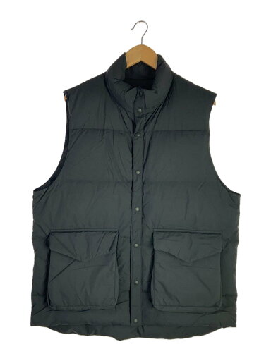 【中古】snow peak◆ダウンベスト/L/ナイロン/BLK/UR-JK-22AU701【メンズウェア】 【中古】snow peak◆ダウンベスト/L/ナイロン/BLK/UR-JK-22AU701【メンズウェア】