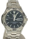 【中古】SEIKO◆自動巻腕時計/アナログ/ステンレス/BLU/SLV/7S36-00A0【服飾雑貨他】