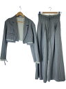 【中古】MAISON SPECIAL◆セットアップ/--/レーヨン/GRY/ストライプ/21241115201/Multi Fabric High Wai【レディースウェア】