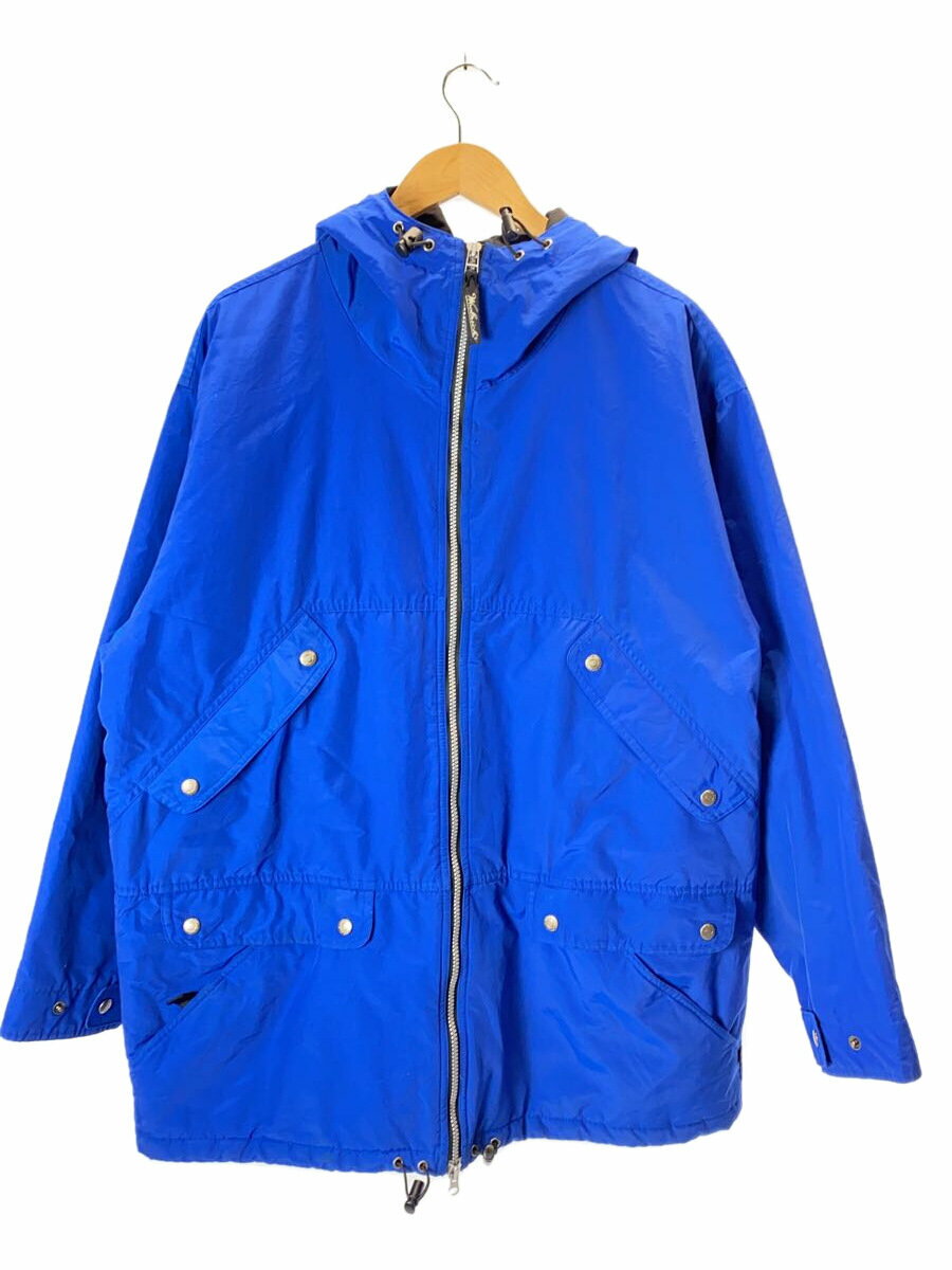 【中古】Woolrich◆ジャケット/L/コットン/BLU/無地【メンズウェア】