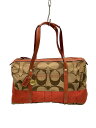 【中古】COACH◆ボストンバッグ_シグネチャー/--/CRM/総柄【バッグ】