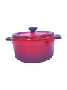 【中古】BellFine◆鍋/サイズ:22cm/RED【キッチン用品】