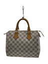 【中古】LOUIS VUITTON◆スピーディ25_ダミエ・アズール_WHT/PVC/WHT【バッグ】