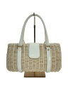 【中古】MACKINTOSH LONDON◆カゴバッグ/--/WHT【バッグ】(4)
