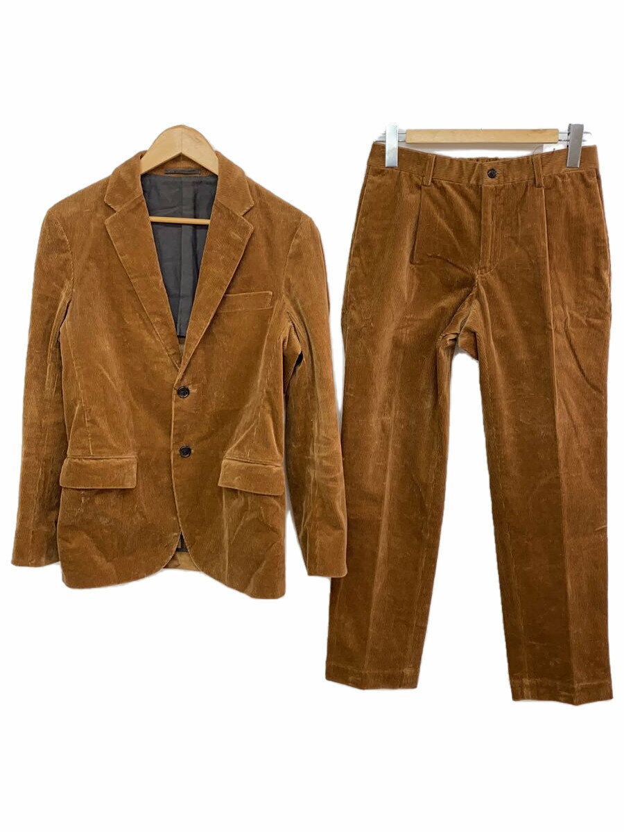 【中古】UNITED ARROWS◆コーデュロイセットアップ/S/コットン/CML/1121-139-2197【メンズウェア】