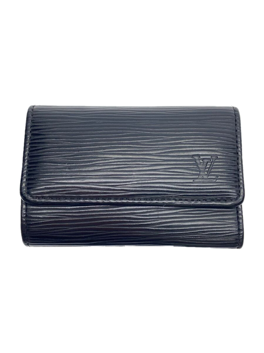 【中古】LOUIS VUITTON◆ミュルティクレ6_エピ_BLK/レザー/BLK/メンズ【服飾雑貨他】