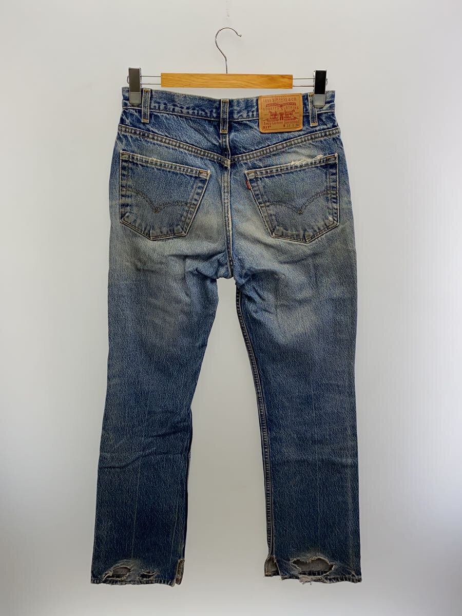 【中古】Levi’s◆00s/USA製/ボタン裏554/ブーツカットパンツ/33/デニム/ブルー/00517-0216【メンズウェア】