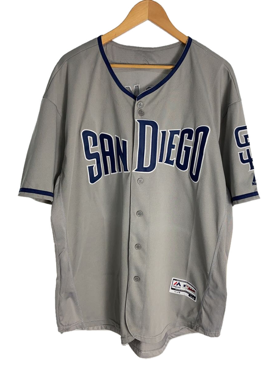 【中古】Majestic◆スポーツウェアー/52/GRY/MLB/サンディエゴ・パドレス/HOSMER【スポーツ】