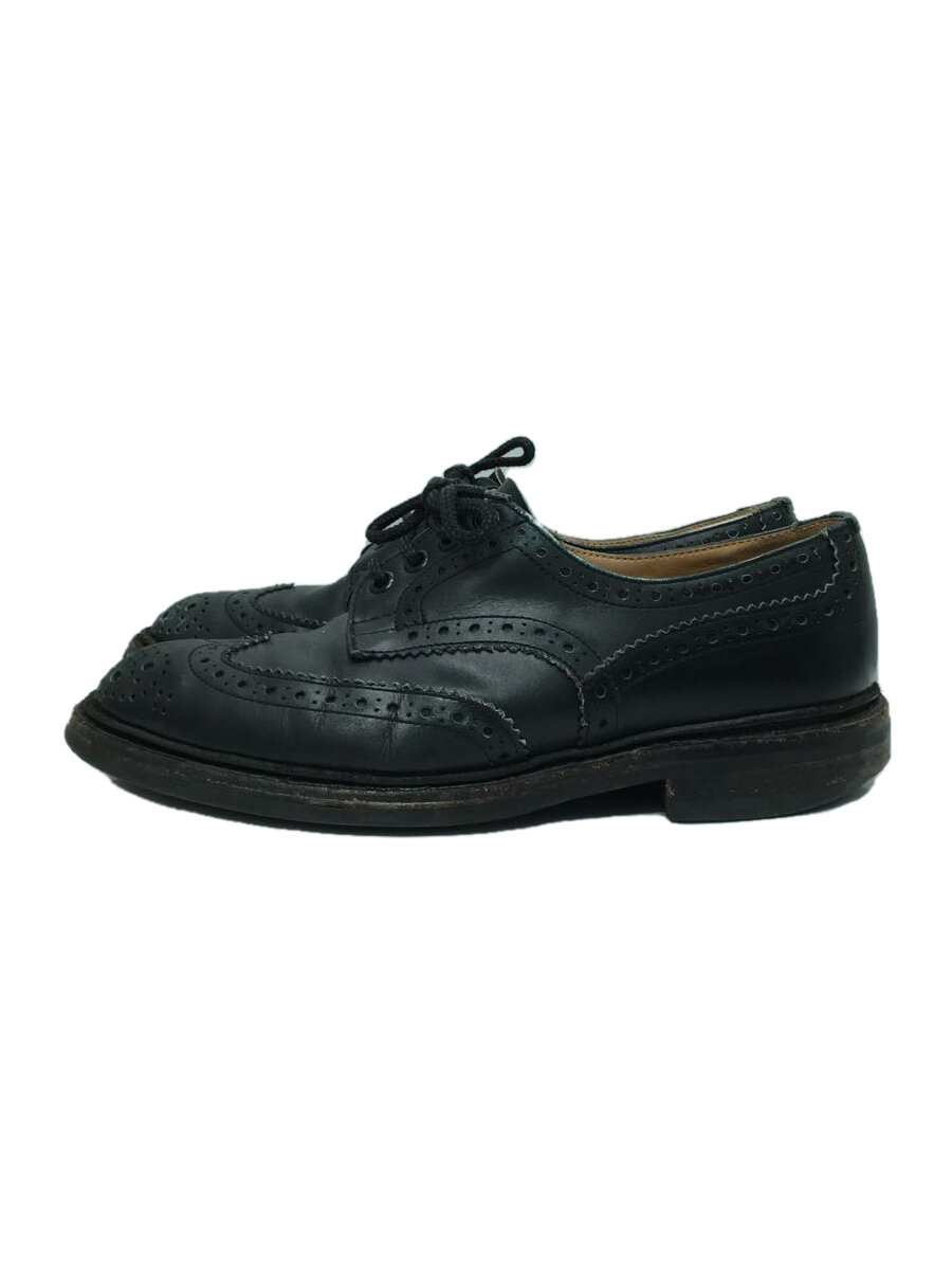 【中古】Tricker’s◆ドレスシューズ/BOURTON/ウィングチップ/US6/BLK/M5633//【シューズ】