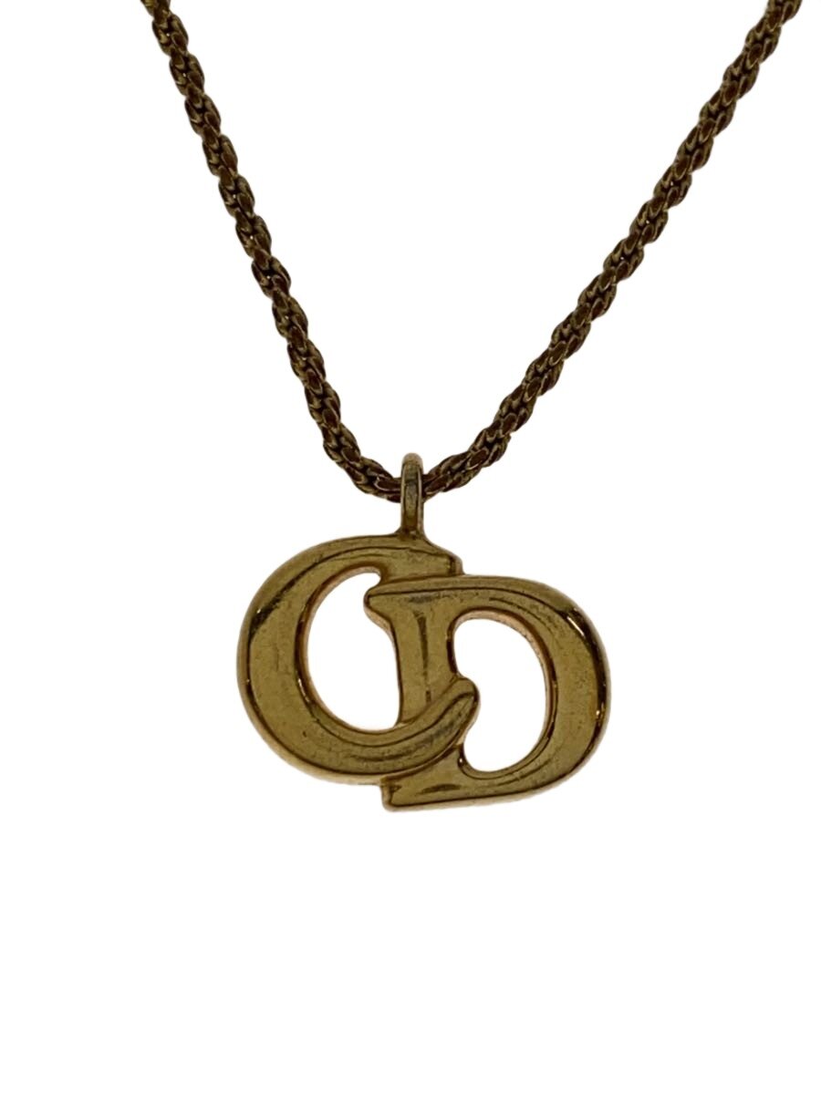 【中古】Christian Dior◆ネックレス/--/GLD/トップ有/レディース【服飾雑貨他】