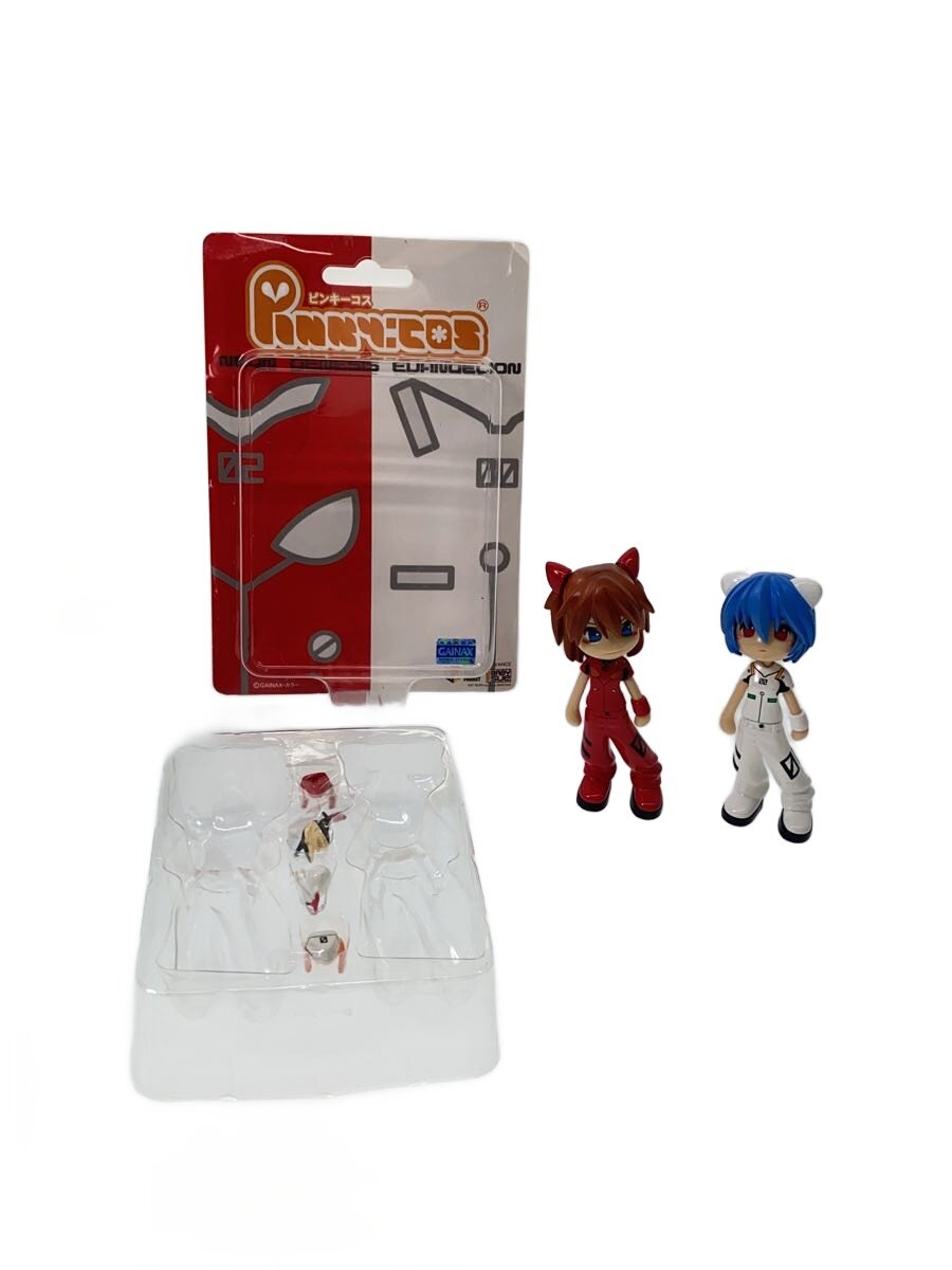 【中古】GSI Creos◆フィギュア/Pinkycos 綾波イ/惣流・アスカ【ホビー】
