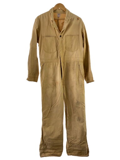 【中古】Lee◆オールインワン/42/コットン/ベージュ/50s/UNION ALLS/TALONジップ【メンズウェア】 【中古】Lee◆オールインワン/42/コットン/ベージュ/50s/UNION ALLS/TALONジップ【メンズウェア】