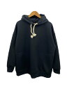 【中古】UNIVERSAL TISSU◆ECO BLUEダンボール プルパーカー/3/ポリエステル/BLK/無地/ts223ct082【レディースウェア】(4)