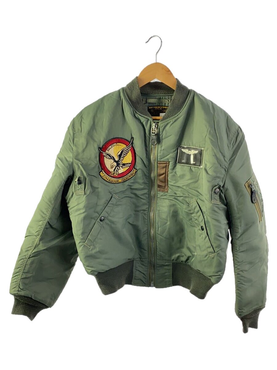 【中古】Buzz Rickson’s◆MA-1/フライトジャケット/XL/ナイロン/KHK/無地/M13665/M13666//【メンズウェア】