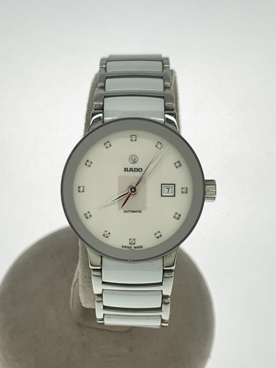 【中古】RADO◆自動巻腕時計/チタン/WHT/WHT/R30027732/セントリックス/20231001日差+23【服飾雑貨他】