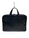 【中古】COACH◆C8170/ブリーフケース/ショルダー/2WAY/レザー/BLK/黒/ロゴ【バッグ】