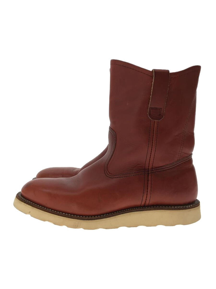 【中古】RED WING◆ペコスブーツ/US8/ボルドー/レザー/8866/97年製//【シューズ】