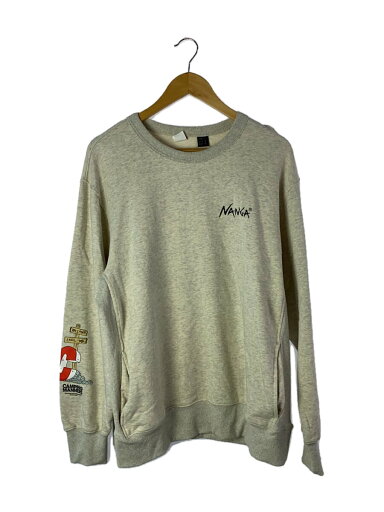 【中古】NANGA◆スウェット/L/ポリエステル/GRY/NW2441-1F011-A【メンズウェア】 【中古】NANGA◆スウェット/L/ポリエステル/GRY/NW2441-1F011-A【メンズウェア】