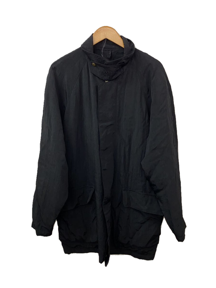【中古】LANVIN◆ブルゾン/50/ナイロン/BLK【メンズウェア】