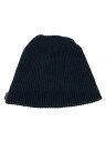 【中古】Supreme◆ニットキャップ/アクリル/BLK/無地/メンス【服飾雑貨他】