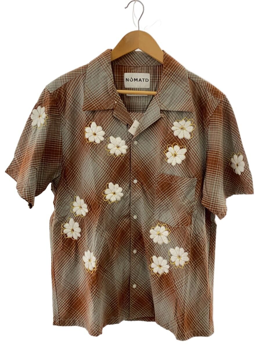 Rakuten - 【中古】NOMA t.d.◆Hand Embroidery/半袖シャツ/3/コットン/BRW/N37-ID03/開襟//【メンズウェア】