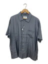 【中古】stein◆半袖シャツ/M/--/GRY/523-1【メンズウェア】