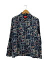 【中古】Supreme◆16AW/Broken Paisley Flannel Zip Shirt/長袖シャツ/M/コットン/GRN【メンズウェア】