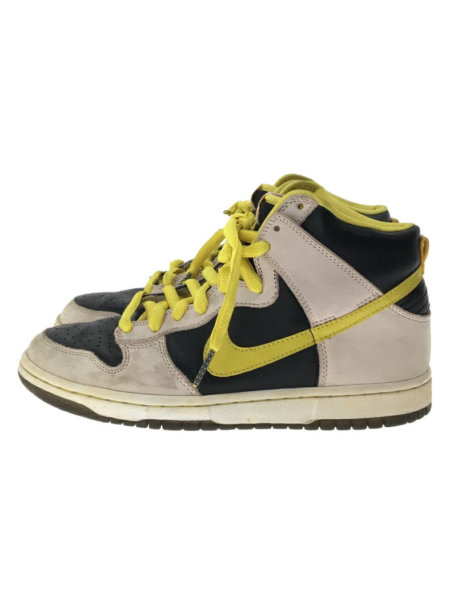 【中古】NIKE◆DUNK HIGH PREMIUM SB/ダンクハイプレミアム/ブラック/313171-031/26cm/BLK【シューズ】