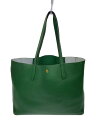 【中古】TORY BURCH◆トートバッグ/レザー/GRN/67282 0420【バッグ】