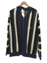【中古】X-LARGE◆カーディガン(厚手)/L/アクリル/NVY/101224015003【メンズウェア】