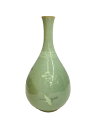 【中古】柳海剛/高麗青磁/壷・花瓶/GRN【インテリア小物・日用雑貨】