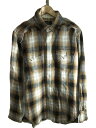 【中古】ensou./BROKEN WESTERN SHIRT/長袖シャツ/M/コットン/チェック【メンズウェア】