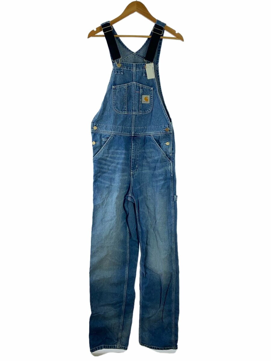 【中古】Carhartt◆オーバーオール/32/デニム/NVY/無地/BIB ORVARALL//【メンズウェア】
