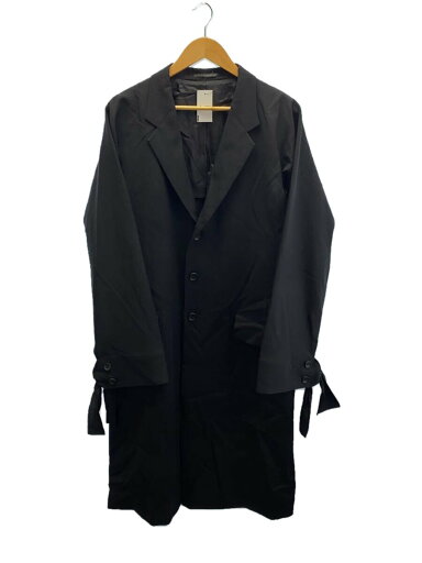 【中古】yohji yamamoto POUR HOMME◆コート/2/ウール/BLK/HS-J49-100//【メンズウェア】 【中古】yohji yamamoto POUR HOMME◆コート/2/ウール/BLK/HS-J49-100//【メンズウェア】