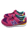 【中古】NEW BALANCE◆キッズ他/PNK/YV996TMG【キッズ】