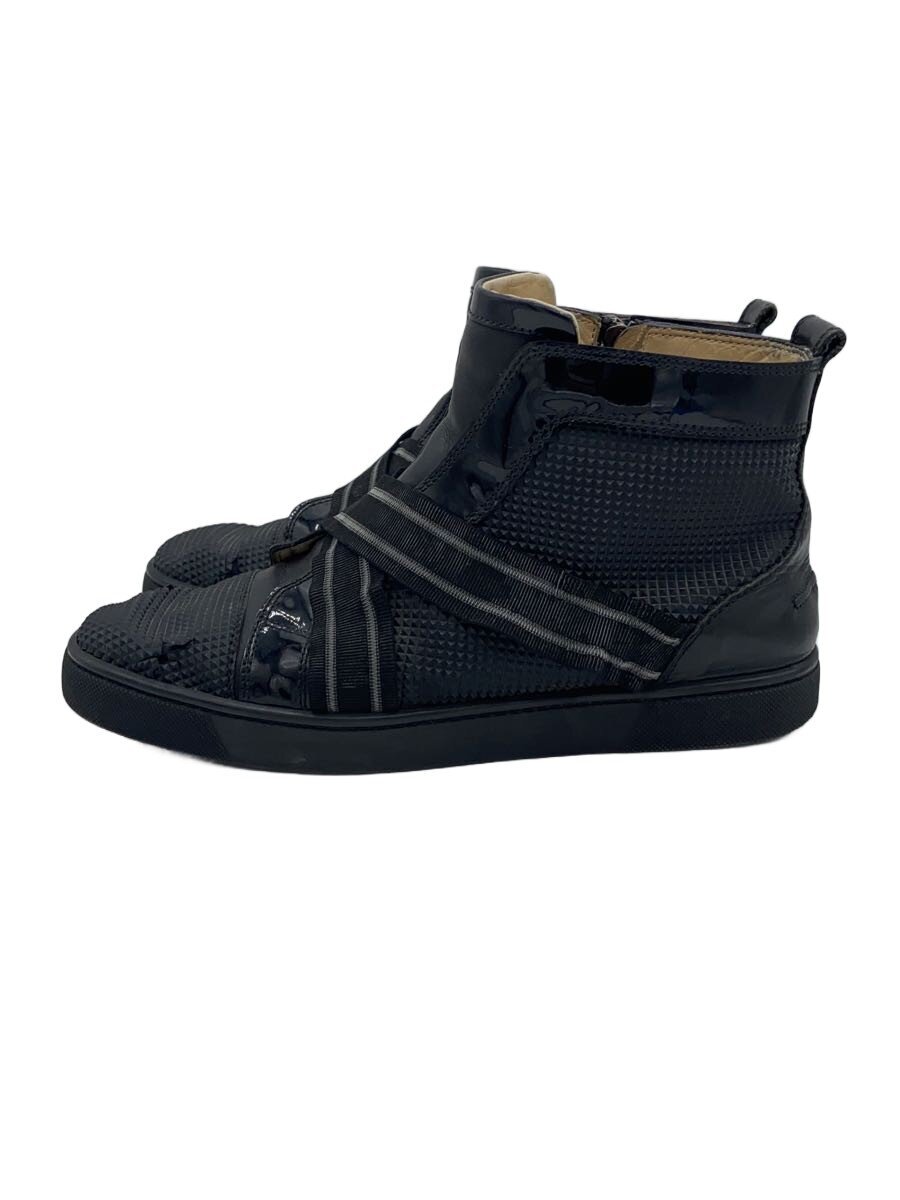 【中古】Christian Louboutin◆ハイカットスニーカー/41.5/BLK【シューズ】