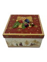 【中古】Villeroy & Boch◆インテリア雑貨/RED/クリスマス ギフトボックス【インテリア小物・日用雑貨】