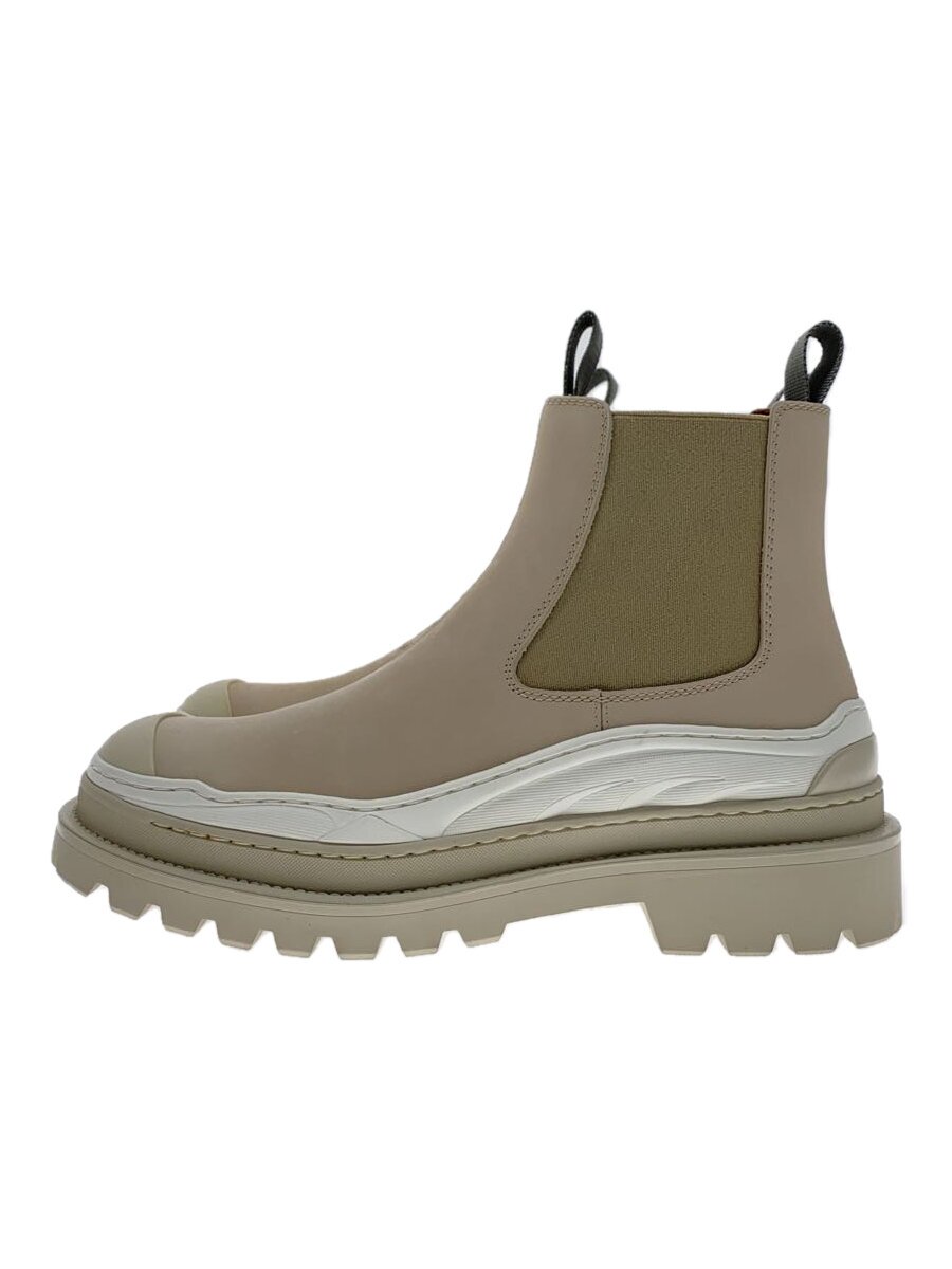 【中古】Christian Dior◆サイドゴアブーツ/42/CRM/レザー【シューズ】