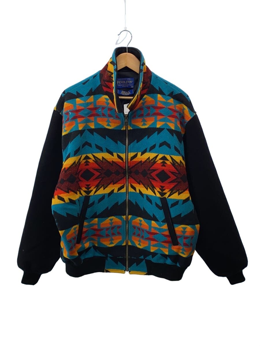 【中古】PENDLETON◆ブルゾン/XXL/ウール/マルチカラー/総柄//【メンズウェア】
