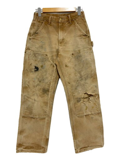 【中古】Carhartt◆90s/USA製/ダブルニーペインターパンツ/30/--/BEG/無地/B01 BRW//【メンズウェア】 【中古】Carhartt◆90s/USA製/ダブルニーペインターパンツ/30/--/BEG/無地/B01 BRW//【メンズウェア】