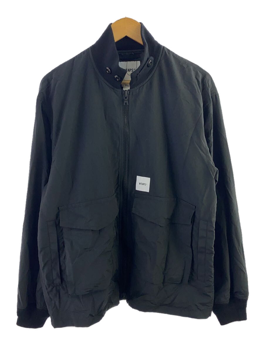 【中古】WTAPS◆WEP型モディファイジャケット/2/ナイロン/BLK/242TQDT-JKM04【メンズウェア】