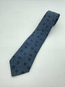 【中古】Christian Dior◆ネクタイ/シルク/BLU/総柄/メンズ【服飾雑貨他】