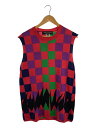 【中古】COMME des GARCONS HOMME PLUS◆AD2022/インターシャニットベスト/L/ウール/マルチカラー/チェック/PK-N002【メ...