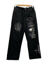 【中古】HUF◆Muzzle 5 Pocket Hose/ボトム/30/コットン/BLK/PT00324【メンズウェア】