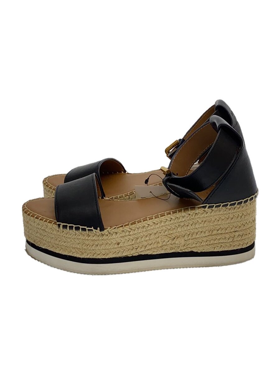 【中古】SEE BY CHLOE◆サンダル/37/BLK【シューズ】