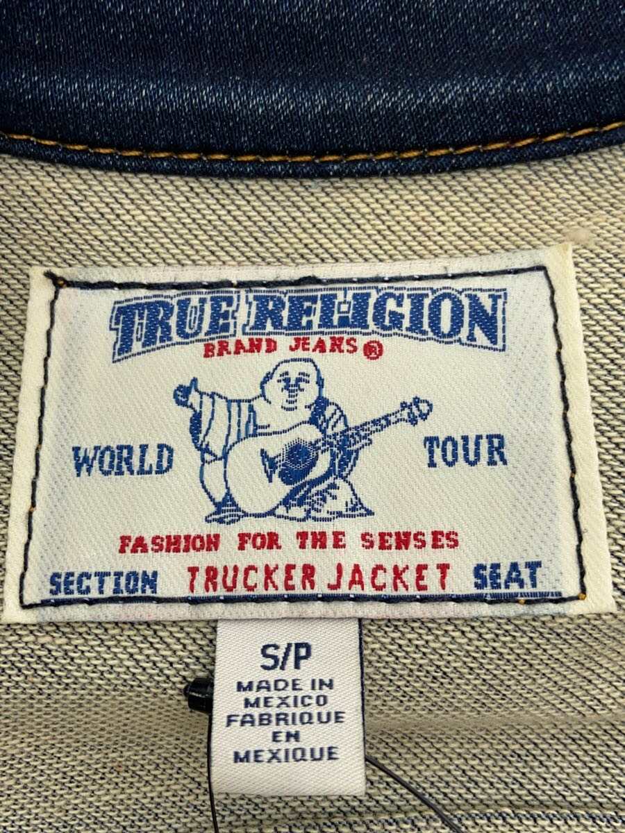 【中古】TRUE RELIGION◆Gジャン/S/デニム/IDG/無地/WMCQ700M【メンズウェア】