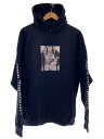 【中古】#FR2◆パーカー/L/コットン/BLK/無地【メンズウェア】