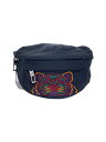 【中古】KENZO◆BUMBAG/ボディバッグ/ショルダーバッグ/ナイロン/BLK【バッグ】(4)