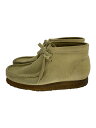 【中古】Clarks◆シューズ/24.5cm/CRM/スウェード/21621【シューズ】(4)