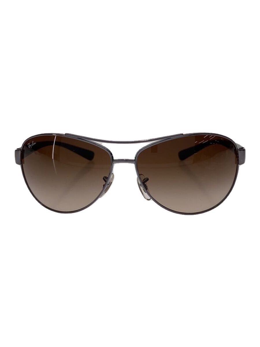 【中古】Ray-Ban◆サングラス/ツーブリッジ/ティアドロップ/BLK/BRW/メンズ/RB3386【服飾雑貨他】